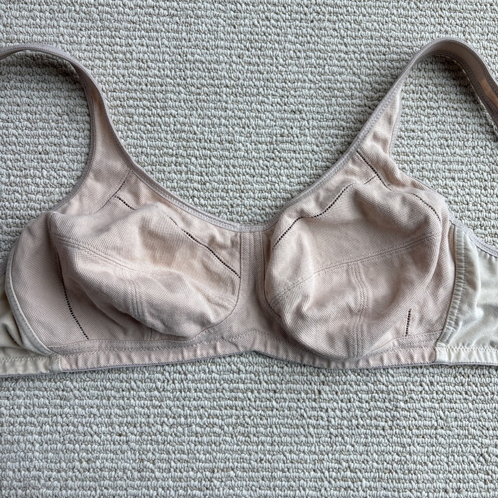 Anita Anna Comfort Support Wirefree Cotton Bra 36D Desert 5830